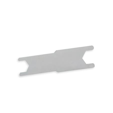 Otto Ganter Open End Wrench for Cam Roller Carriage GN 2424, GN 2424.1